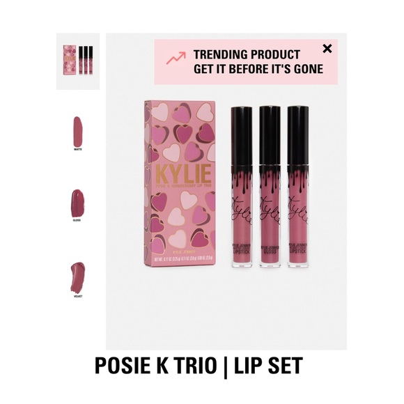 posie k trio lip set